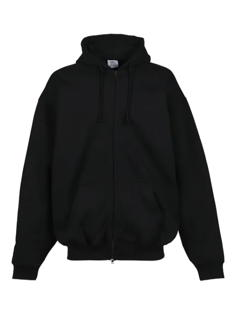 VETEMENTS zip-up hoodie Black UH76ZU100B