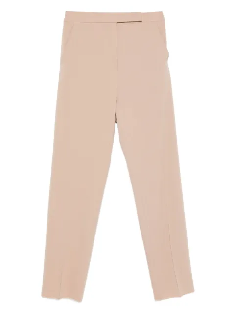 Max Mara pocket unfinished-hem trousers Neutrals 2521136191600