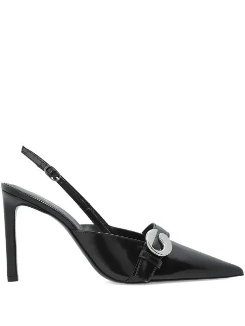 Coperni 110mm slingback pointed-toe pumps Black COPSH82F6057