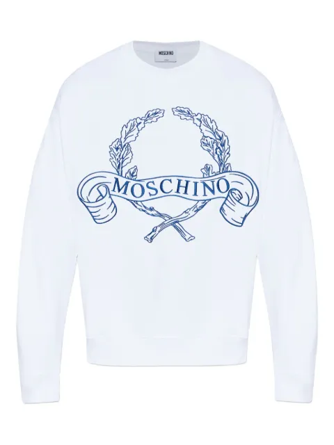 Moschino embroidered sweatshirt White 252ZZA17025228