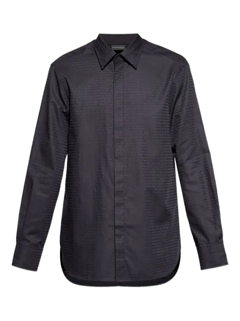 Emporio Armani cotton shirt Blue EM003755AF18123