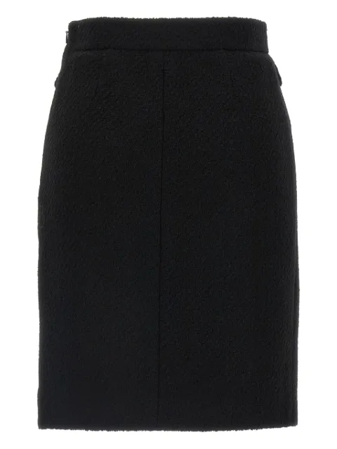 Chloé bouclé pocket midi skirt Black CH25AJU10935