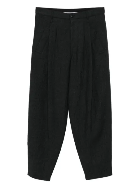 Giorgio Armani pleated wool trousers Grey GM001421TE180093