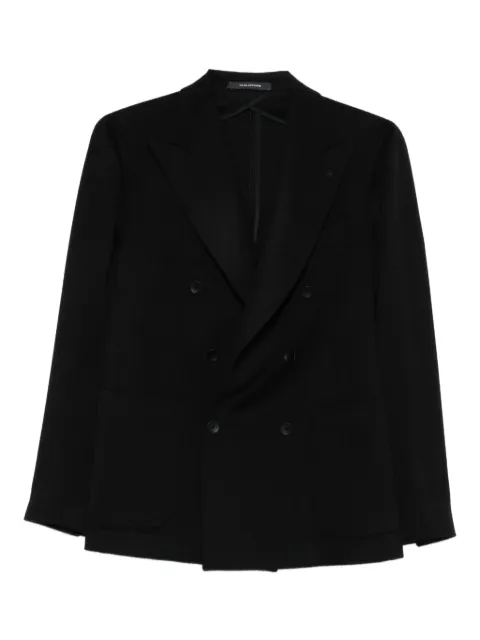 Tagliatore double-breasted wool jacket Black 1SMC20KAI220009U