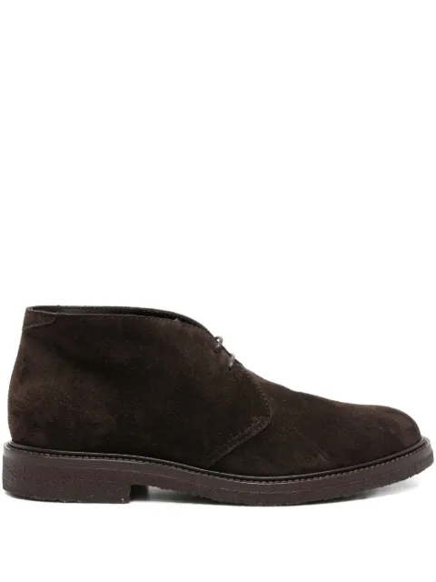 Henderson Baracco suede lace-up boots Brown 85502S0