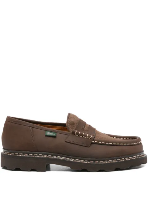 Paraboot leather penny loafers Brown 227083