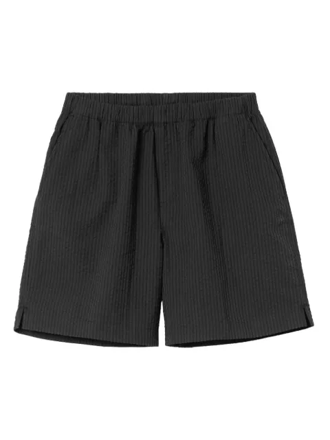 Carhartt WIP textured elastic-waist shorts Black I035133