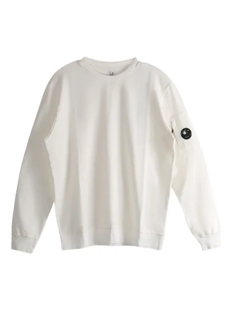 C.P. Company light fleece crewneck sweatshirt White RCCMSS711A002246G103