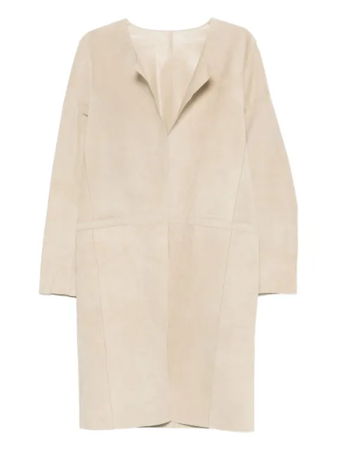 TOTEME suede coat Neutrals 253WRO0241LE0150271