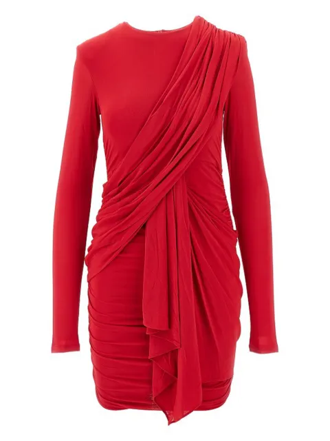 ISABEL MARANT draped long-sleeve mini dress RO0848FAC3K05I