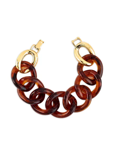 Kenneth Jay Lane tortoise link bracelet Gold 4173BTO