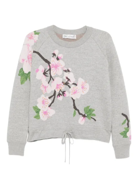 Oscar de la Renta graphic print sweatshirt Grey 25PN102CHB