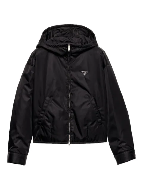 Prada hooded button-cuff jacket Black 29P246SVMO1WQ8