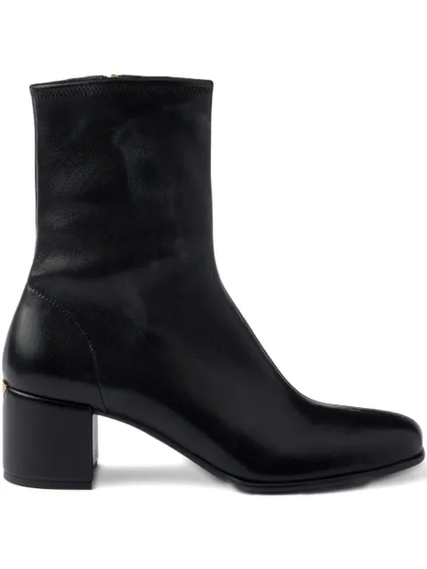 Prada stretch nappa leather booties Black 1U233OF055L68
