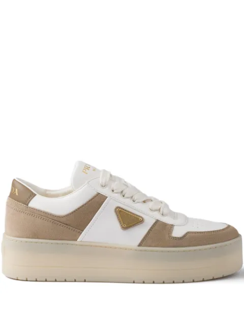 Prada Downtown suede sneakers White 1E792MFD050MLO