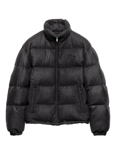 Prada cashmere down jacket Grey SGC921SOOO17XT