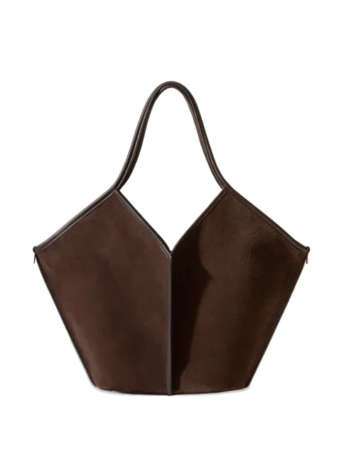 Hereu Calella suede tote bag Brown CASUWBA250023DARKBROWN