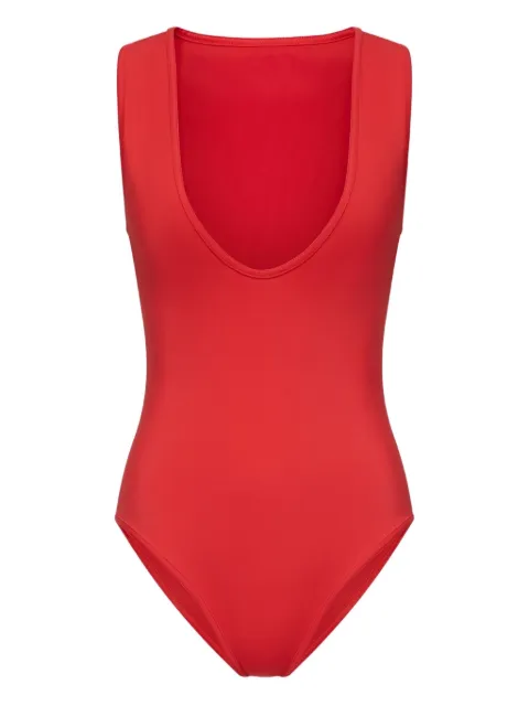 LouLou de Saison Gianna scoop-neck swimsuit Red GIANNA