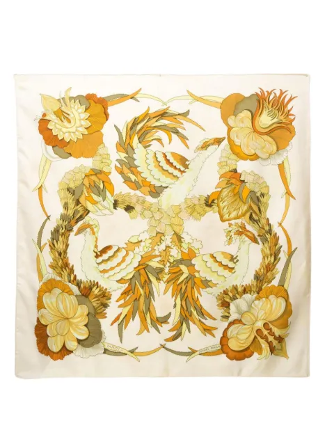 Hermès Pre-Owned 1971 Tahiti scarf Neutrals 15016080