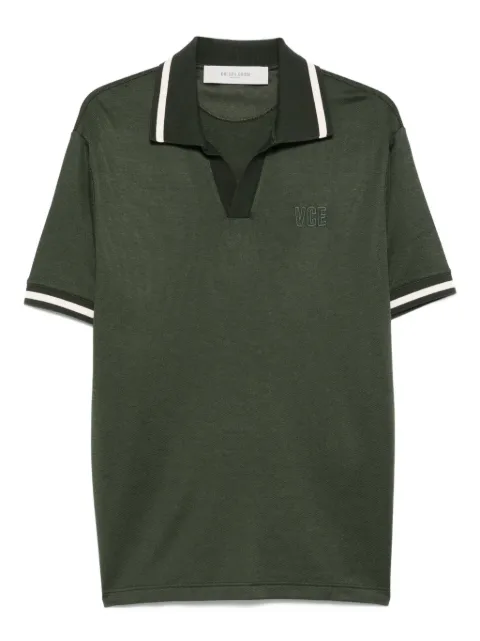 Golden Goose tipped-collar polo shirt Green GMP02329P002120