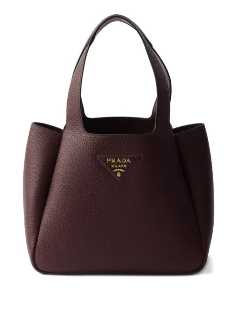 Prada small leather tote bag Red 1BG335VONM2DKV