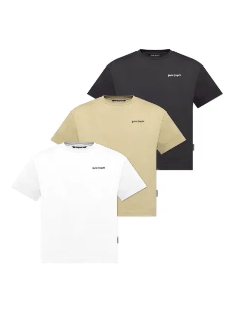 Palm Angels logo tri-pack T-shirt Black PM2B003F25JER0018484