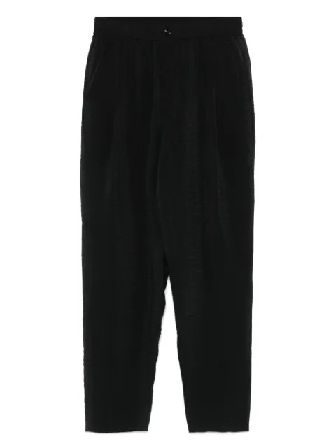 Giorgio Armani elastic-waistband trousers Black GM001744TE16001