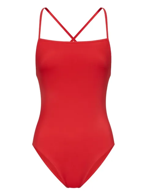 LouLou de Saison Itak cross-back swimsuit Red ITAK