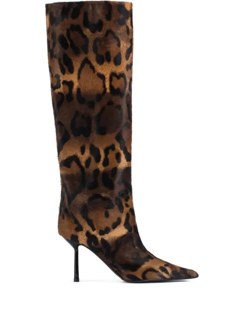 Le Silla 80mm Bella boots Brown 4236C080BLPPTAR
