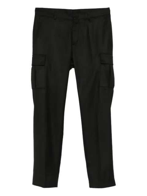 Karl Lagerfeld pressed-crease cargo trousers Black 25503810554026