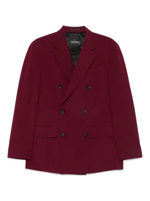 Karl Lagerfeld double-breasted buttoned jacket Red 15511110554037