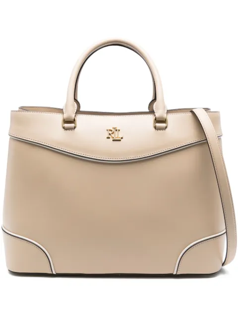 Lauren Ralph Lauren large Marcy top-handle tote bag Neutrals 431959595002