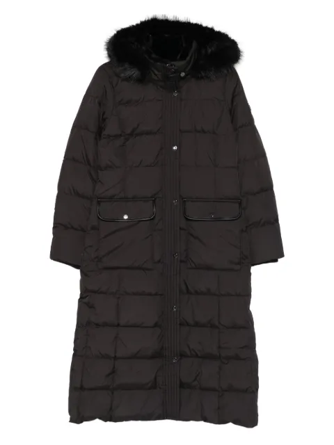 Lauren Ralph Lauren fur-trim coat Black 297P04092
