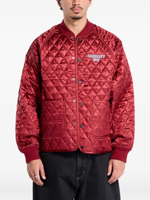 Carhartt WIP embroidered-logo jacket Red I035146