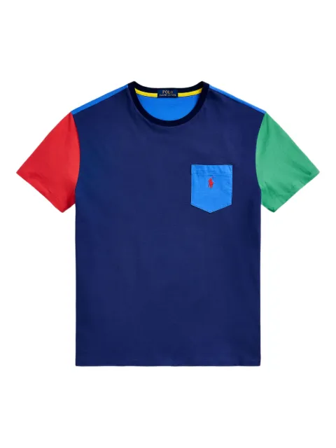 Polo Ralph Lauren colour-block T-shirt Blue 710852665
