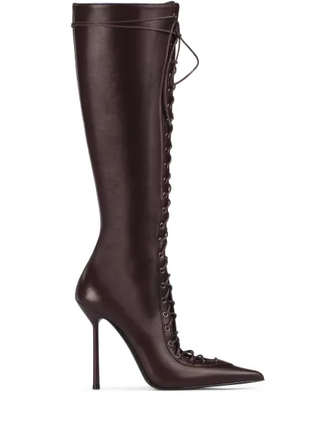 Le Silla 120mm Colette boots Brown 4251B100MBPPNEM