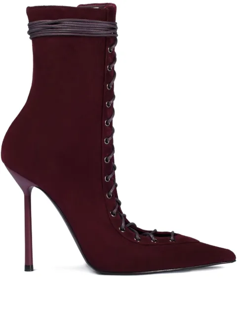 Le Silla 120mm Colette ankle boots Red 4249B100MBPPVEP