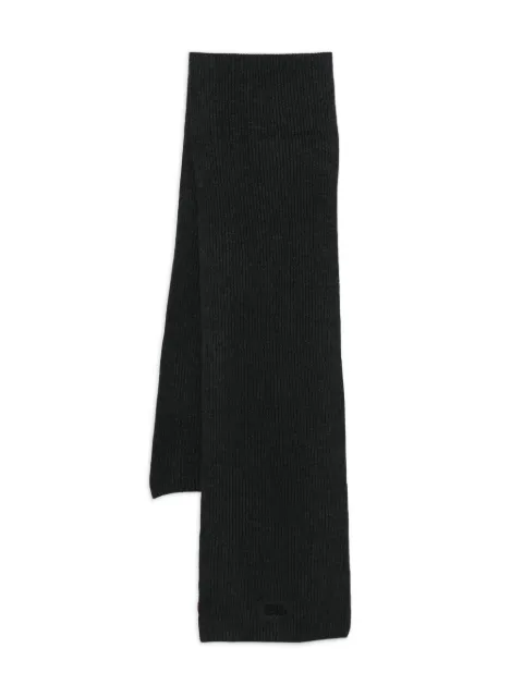 Karl Lagerfeld ribbed cotton scarf Grey 8050000554305