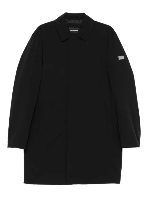 Karl Lagerfeld double-pocket coat Black 4550250554581
