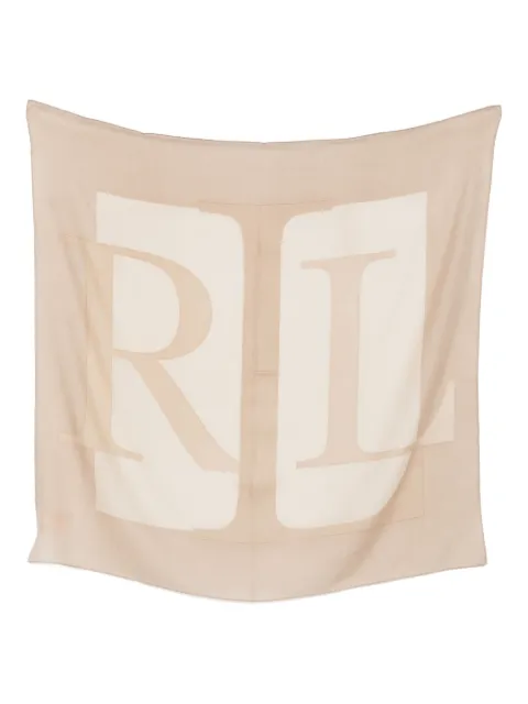 Lauren Ralph Lauren logo square scarf Brown 454P04597002