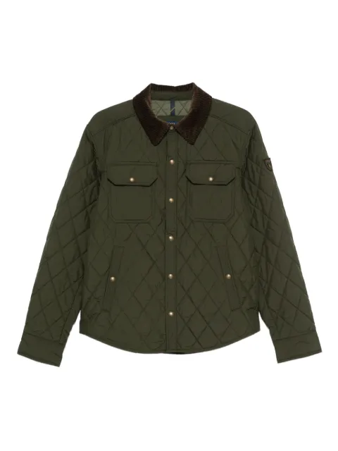 Polo Ralph Lauren quilted corduroy-collar shirt jacket Green 710977955001