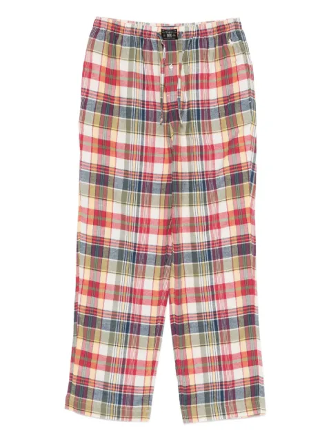 Polo Ralph Lauren plaid-pattern pajama bottoms Red 714915970006