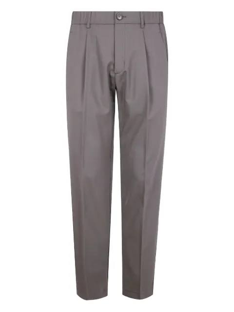 Herno pleated back-pocket trousers Grey PT000130U33474S