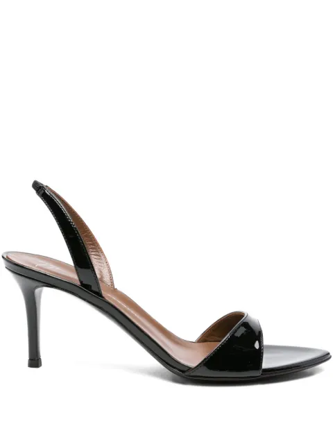 Giuseppe Zanotti 75 mm slingback patent leather sandals Black E500001020