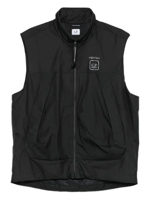 C.P. Company zip-fastening vest Black 19CLVE008A110400A