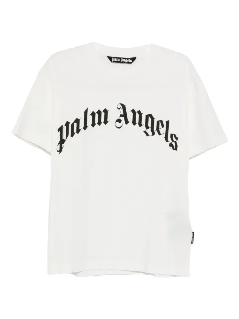 Palm Angels logo-print t-shirt White PMAA109F25JER0030310