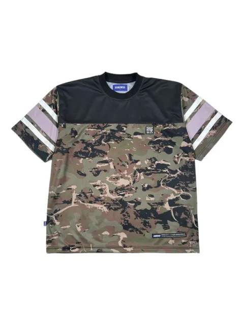 Devástates camouflage-print T-shirt Green DSA2B214S25