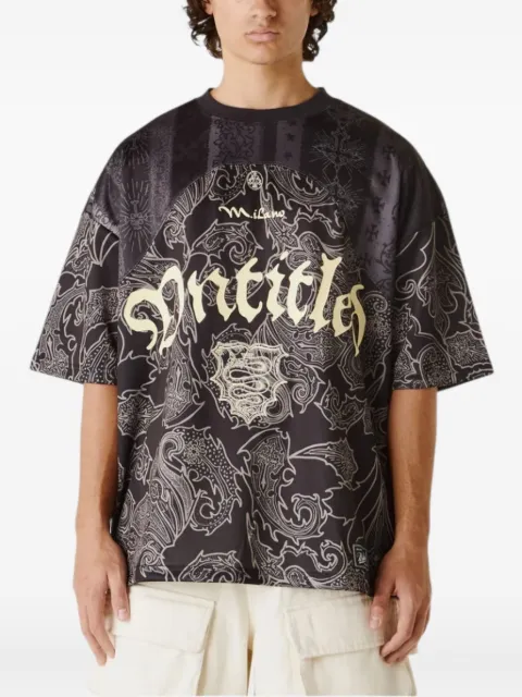 UNTITLED ARTWORKS Sport graphic-print jersey T-shirt Black UADRSS25UPOLTEESCCPU