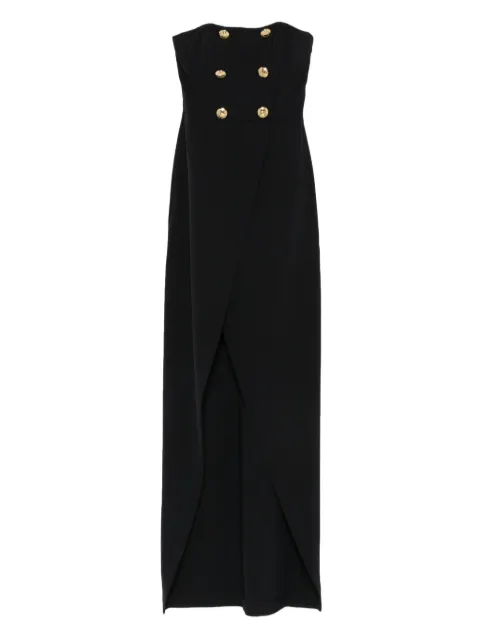 Elisabetta Franchi button-detailed dress Black ABR0456E2