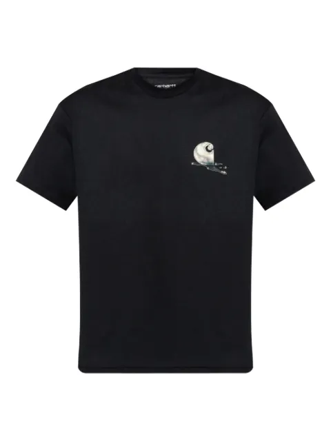 Carhartt WIP S/S Jake Garcia martini-print organic cotton T-shirt Black I035208